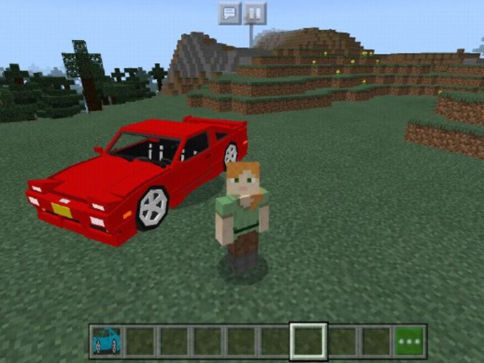 Nissan Silvia Mod for Minecraft PE