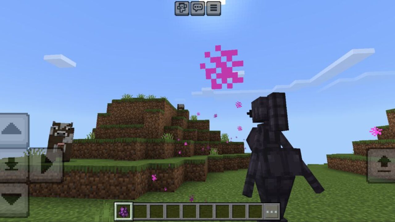 Particles from Enderwoman Mod for Minecraft PE