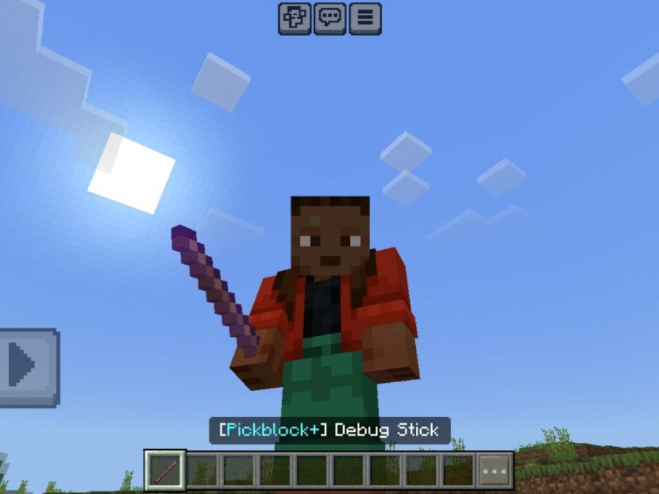 Pickblock Plus Mod for Minecraft PE