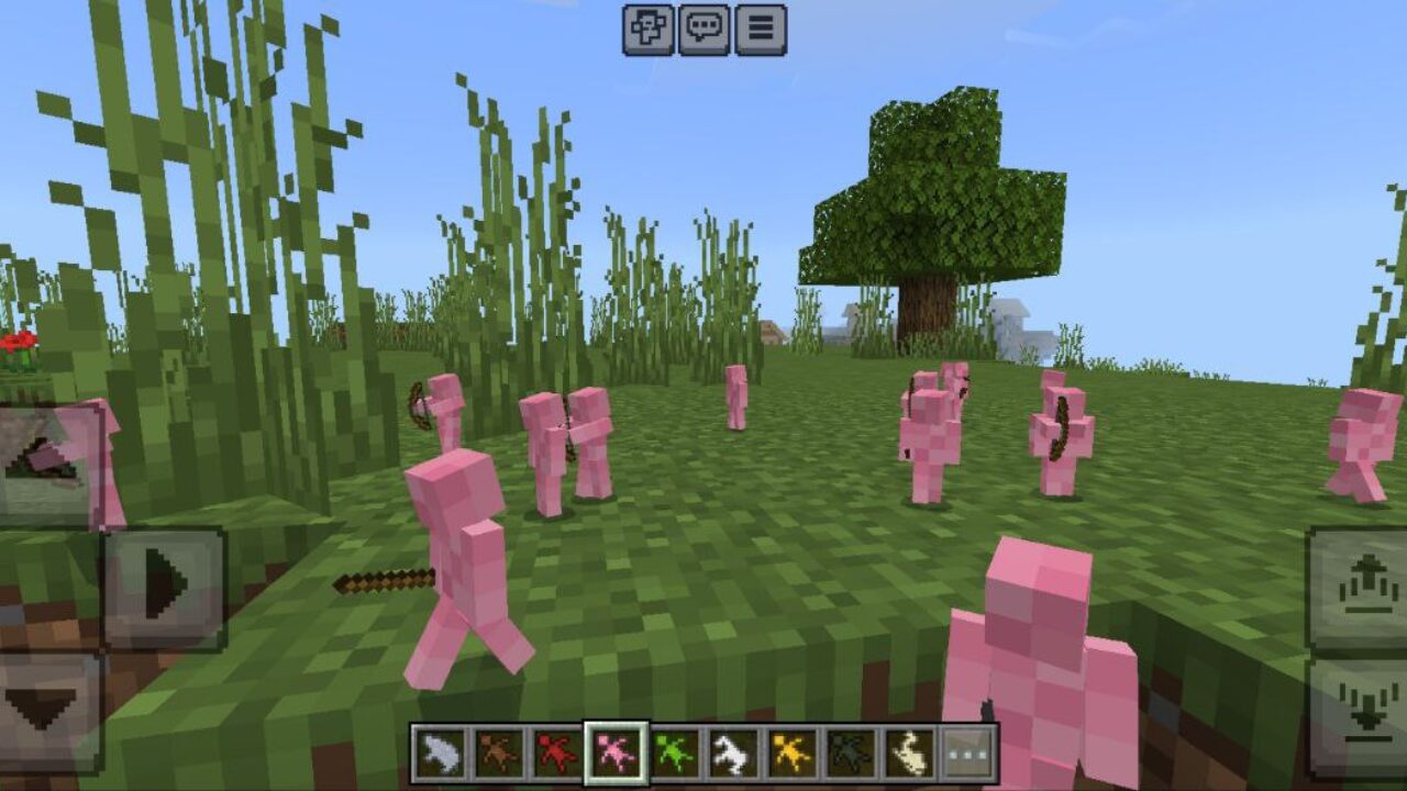 Pink from Wool Soldiers Mod for Minecraft PE