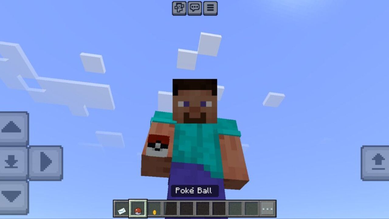 Poke Ball from Craftmon Legacy Mod for Minecraft PE