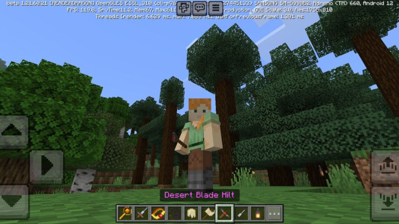 Pumped Desert Mod for Minecraft PE