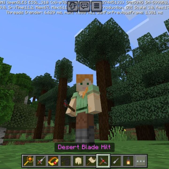 Pumped Desert Mod for Minecraft PE