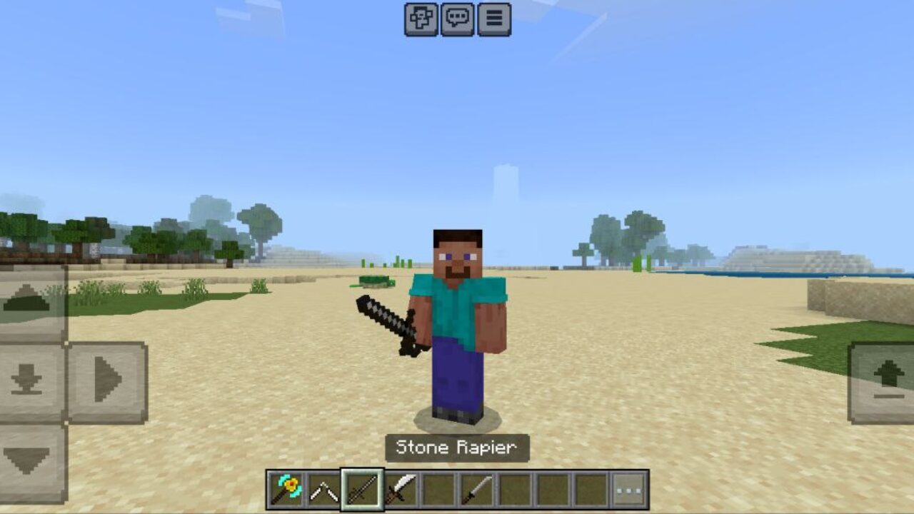 Rapier from Ancient Weaponry Mod for Minecraft PE