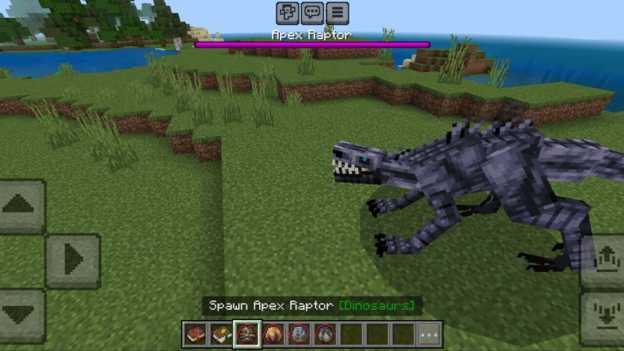 Raptor from Dinosaurs Mod for Minecraft PE