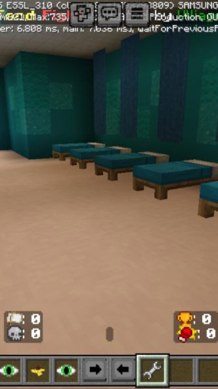 Room from Food Fight Map for Minecraft PE