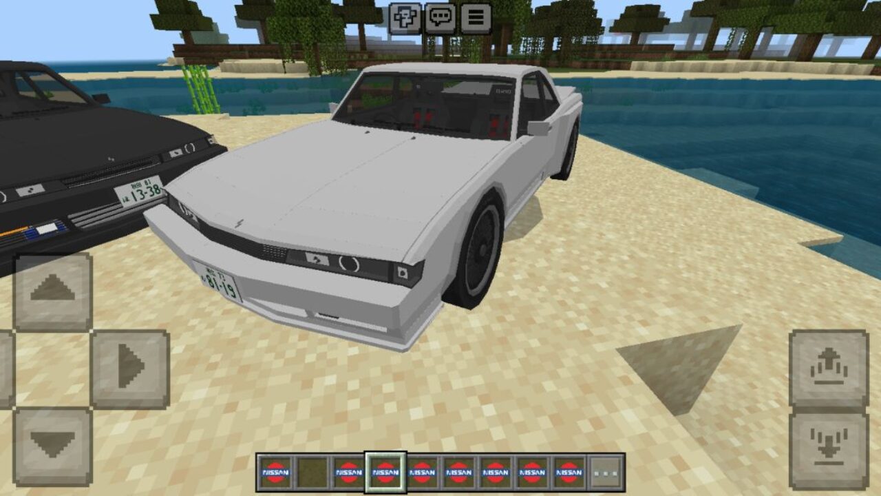 S 14 from Nissan Silvia Mod for Minecraft PE