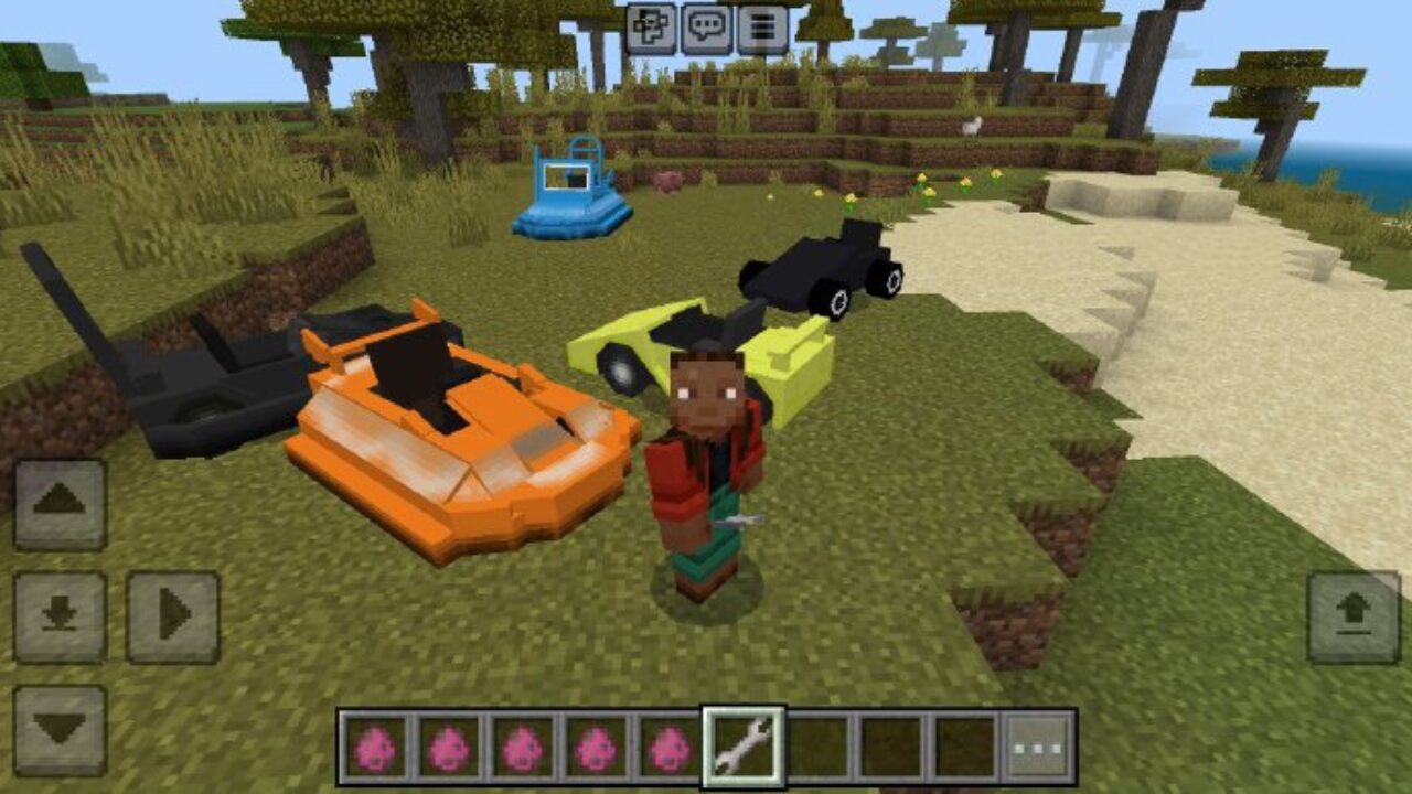 Simple Vehicles Mod for Minecraft PE