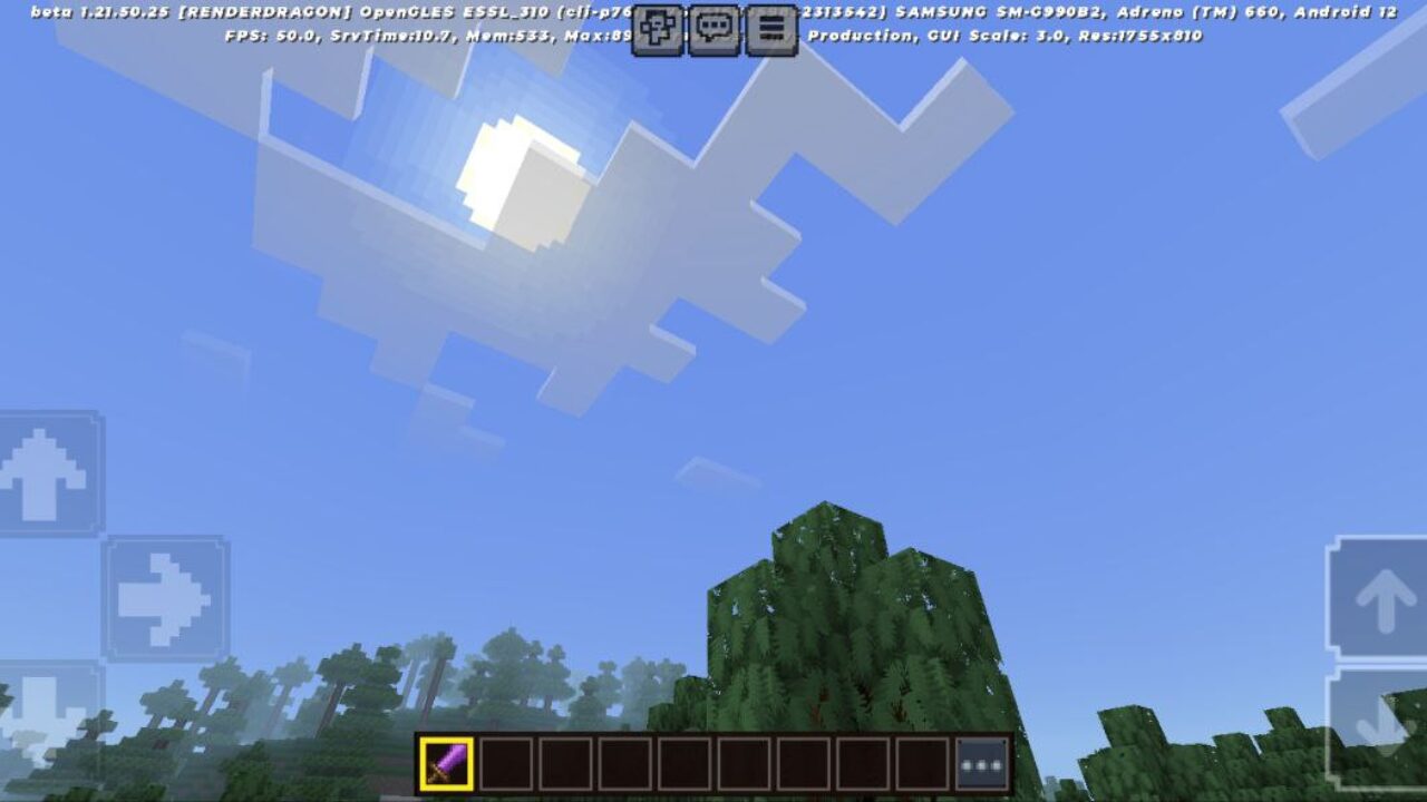 Sky from Blockman Go Texture Pack for Minecraft PE