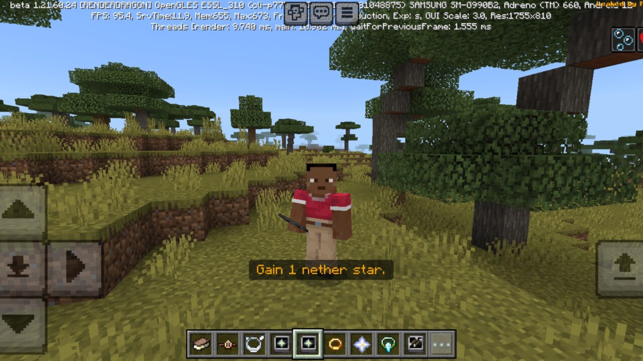 Star from World Utilities Mod for Minecraft PE