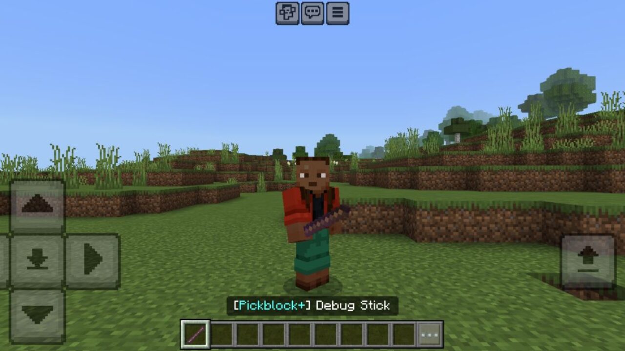 Stick from Pickblock Plus Mod for Minecraft PE