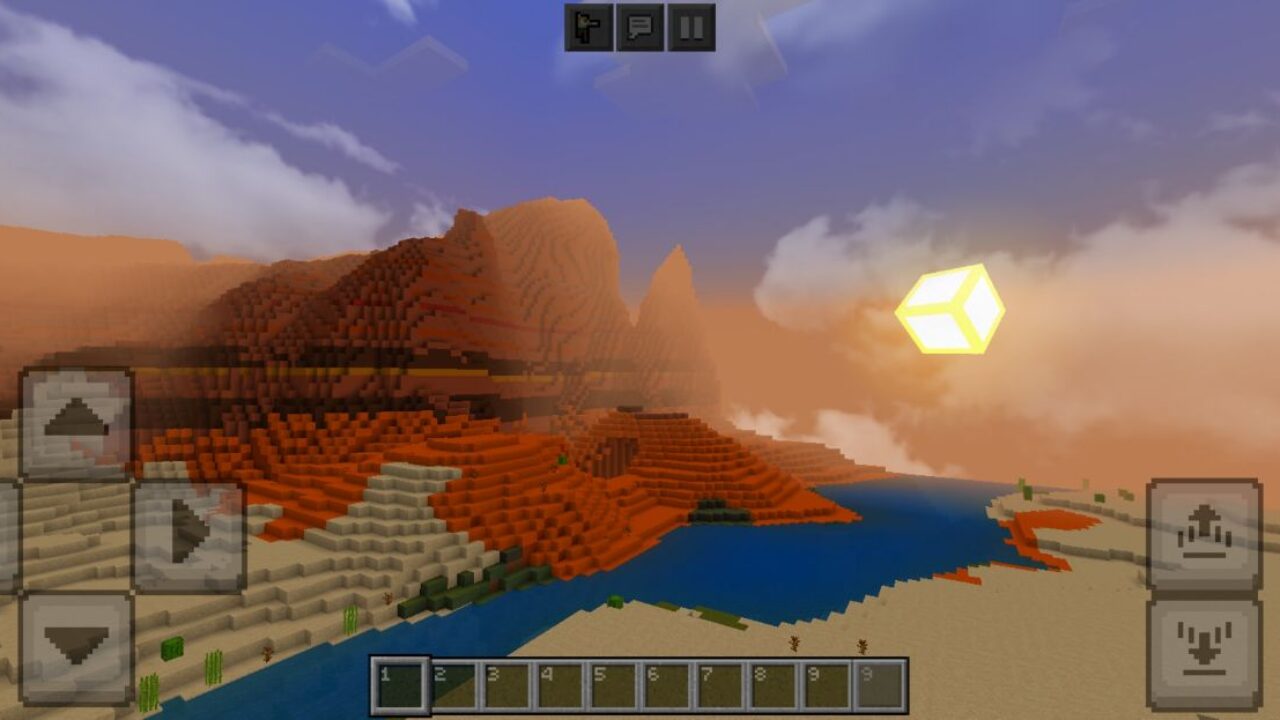 Sunset from Explorer Texture Pack for Minecraft PE