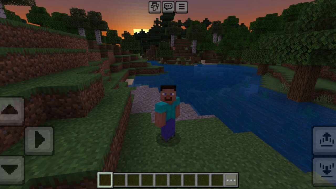 Sunset from FHD Shader for Minecraft PE