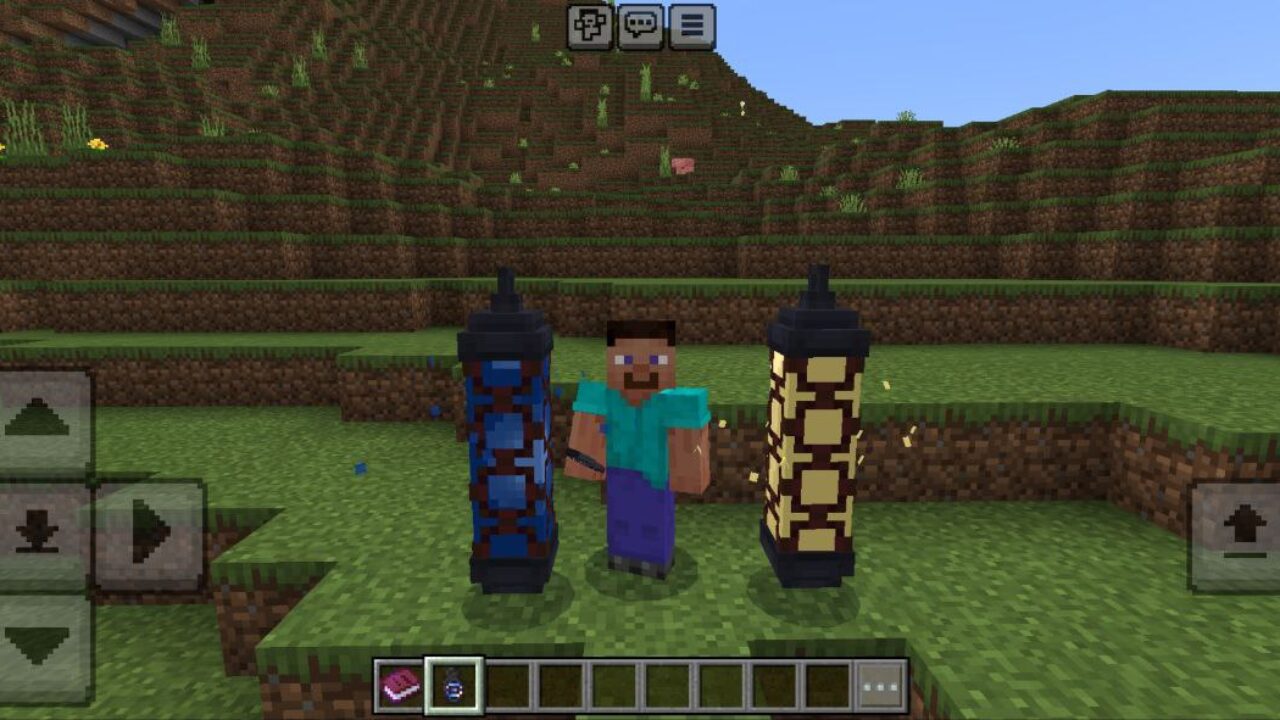 Telelanterns Mod for Minecraft PE