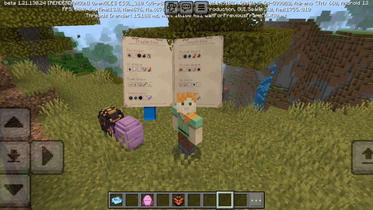 Updated from Train Your Dragon Mod for Minecraft PE