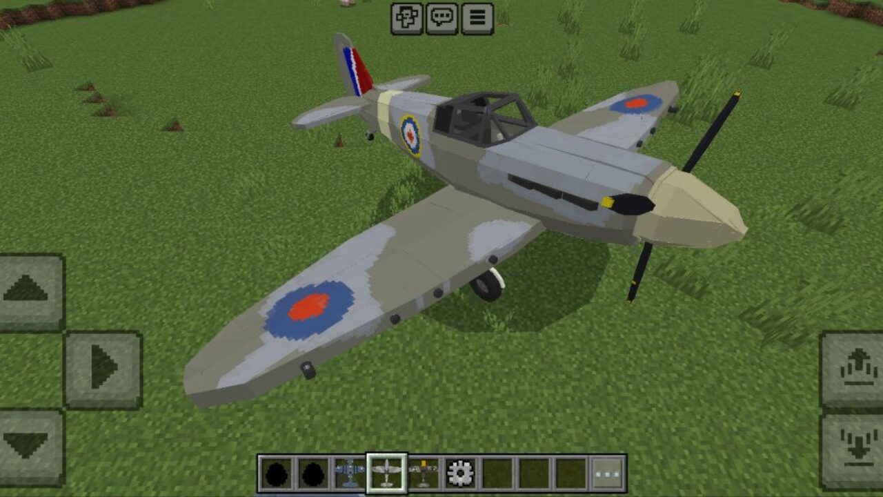 Use It from WW2 War Planes Mod for Minecraft PE