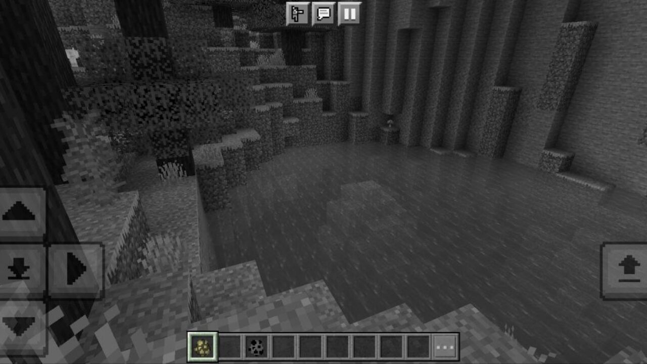 Water from Monochrome Texture Pack for Minecraft PE