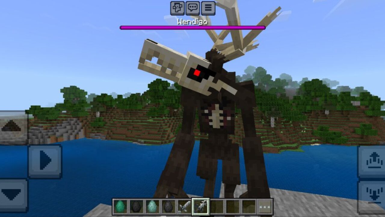 Wendigo from Mythological Creatures Mod for Minecraft PE