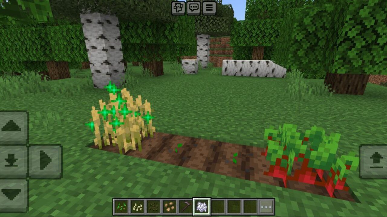 Abilities from 1 Click Harvest Mod for Minecraft PE