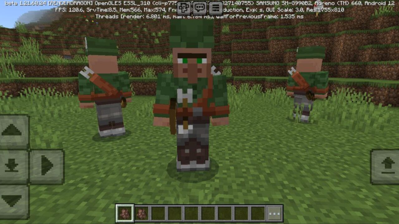 Archer from Guard Villager Mod for Minecraft PE