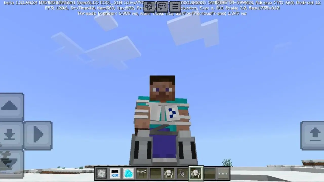 Armor from Attack on Titan Mod for Minecraft PE