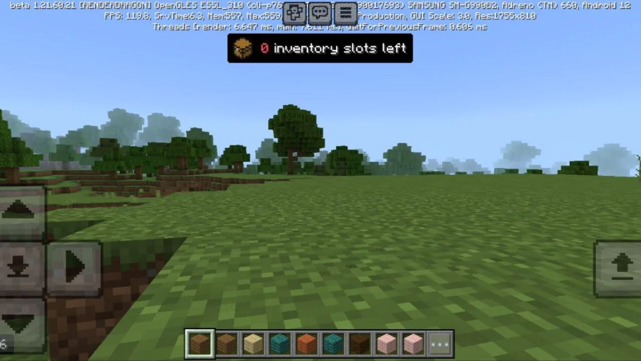 Available Inventory Texture Pack for Minecraft PE