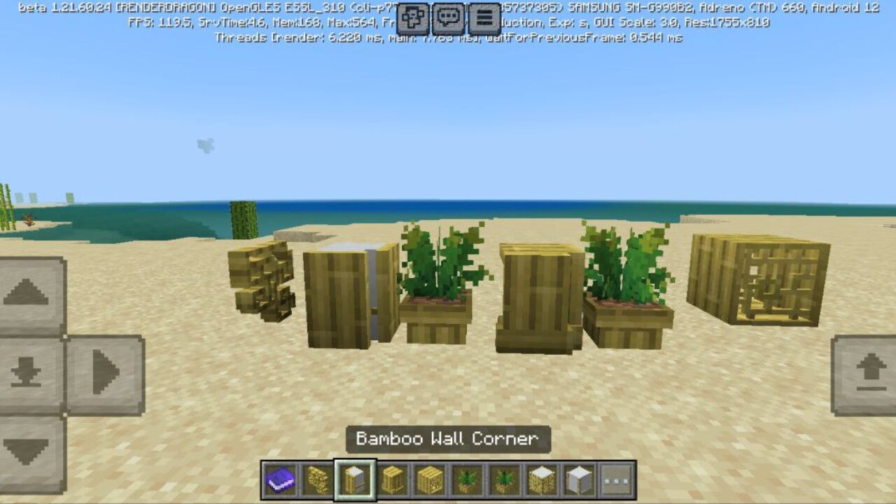 Bamboo from Asian Craft Building Mod for Minecraft PE