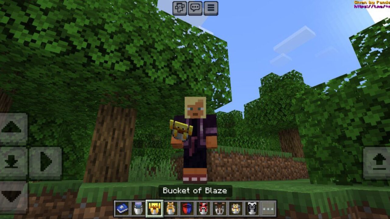 Blaze from Buckets Mod for Minecraft PE