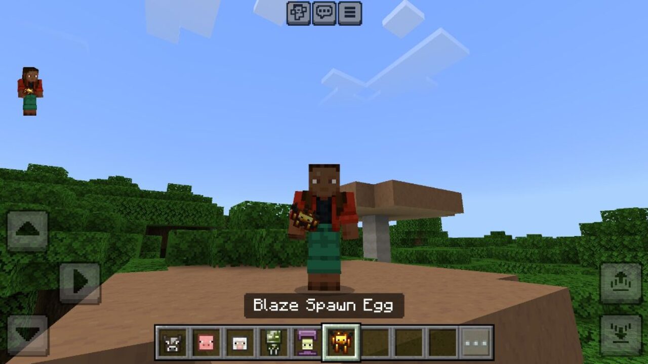 Blaze from Fast Spawn Texture Pack for Minecraft PE