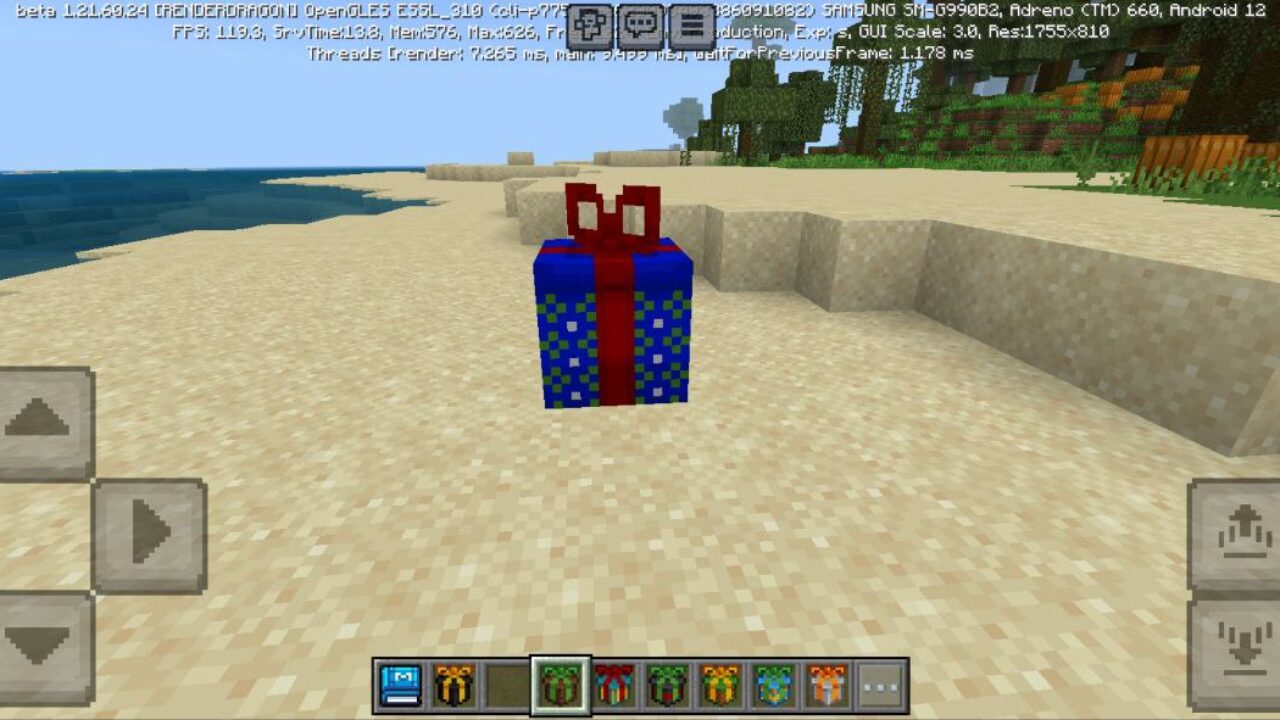 Blue from Gifts Mod for Minecraft PE