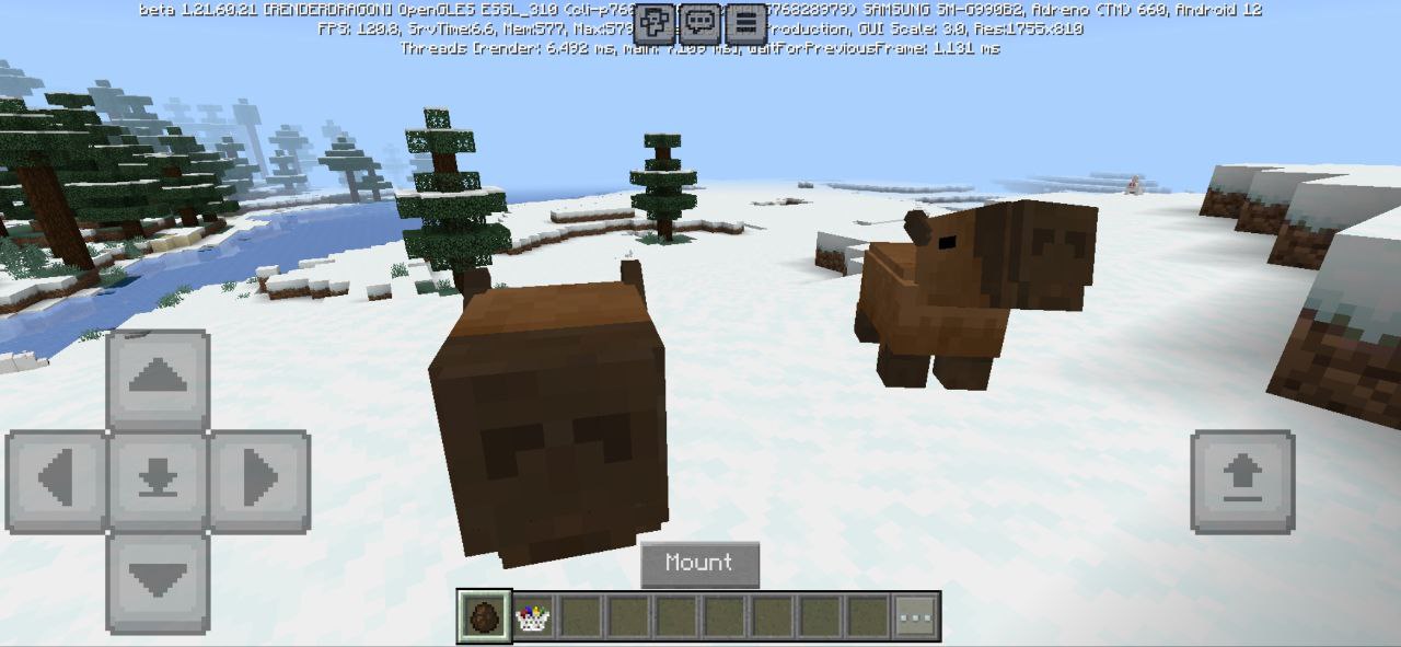 Download Capybaras Mod for Minecraft Bedrock Edition