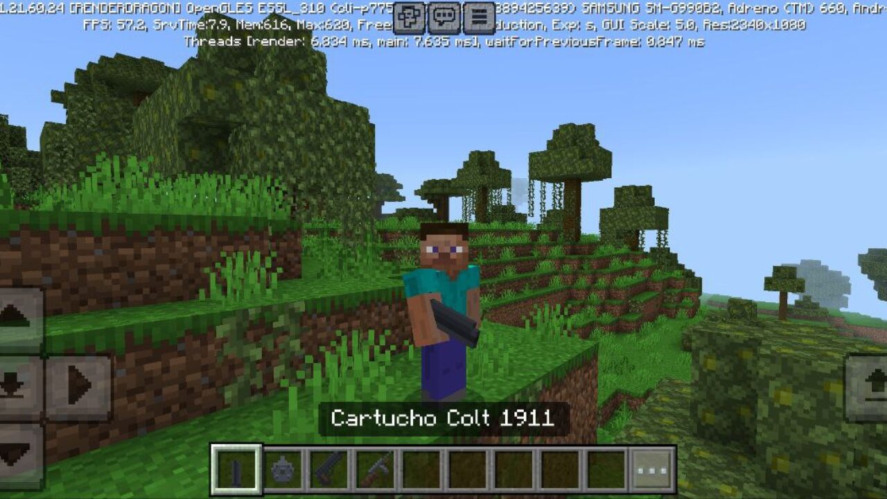 Cartucho from Old Guns Mod for Minecraft PE