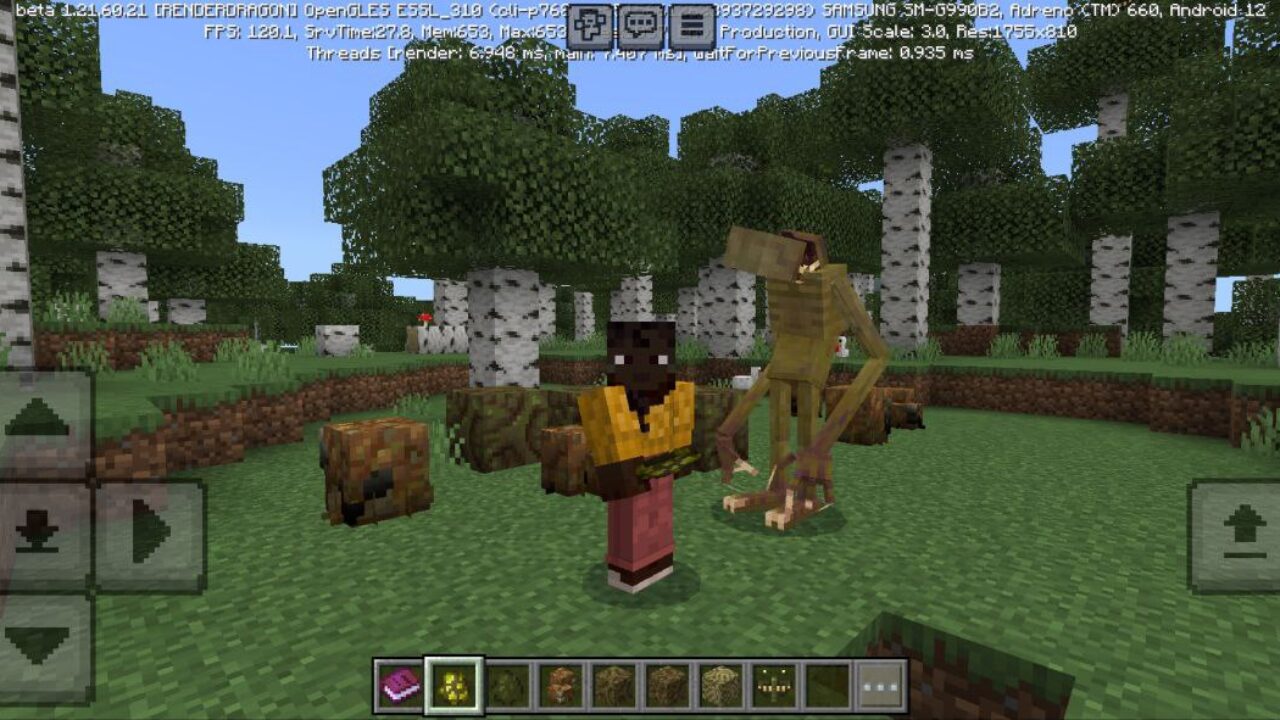 Cave Dweller Mod for Minecraft PE