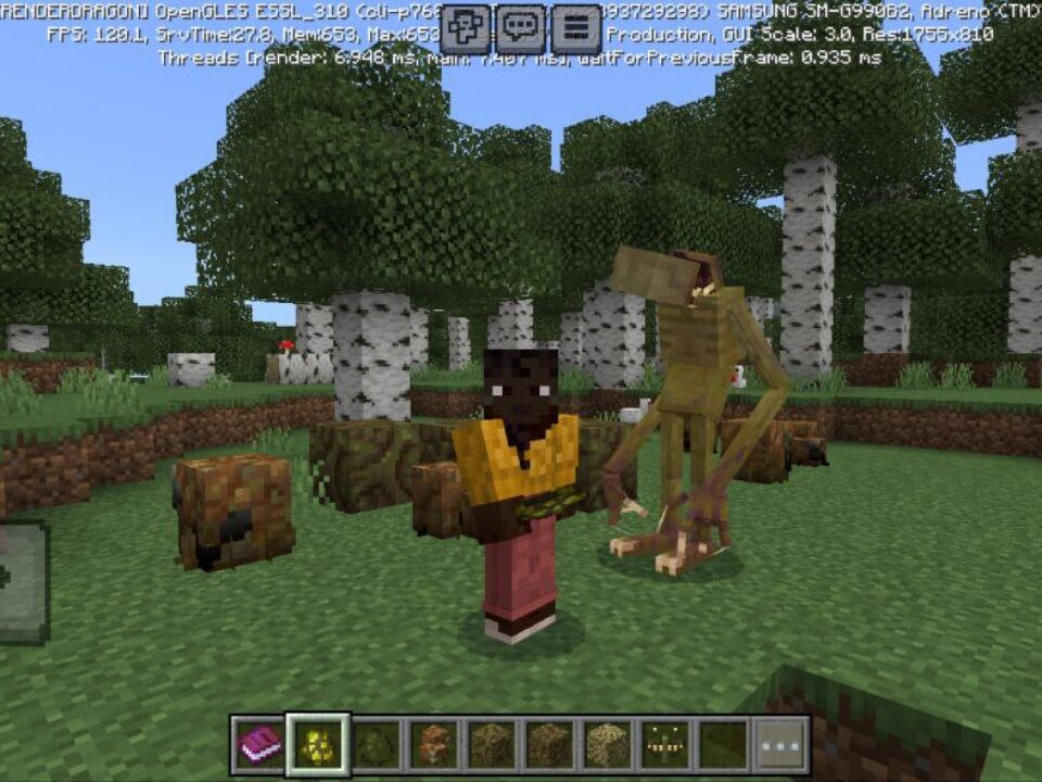 Cave Dweller Mod for Minecraft PE