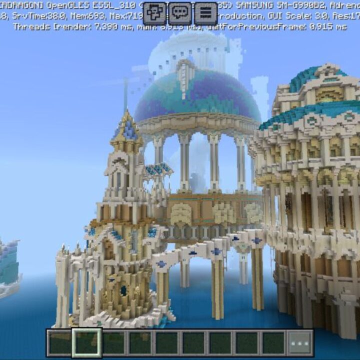 City of Atlantis Map for Minecraft PE