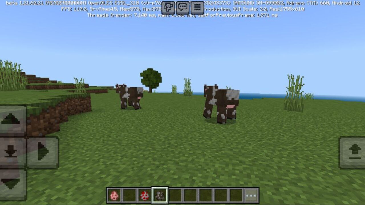 Cows from Fresh Animations Texture Pack for Minecraft PE