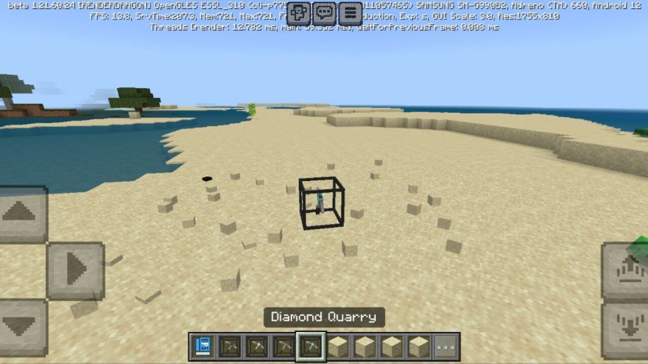 Diamond from Auto Quarry Mod for Minecraft PE