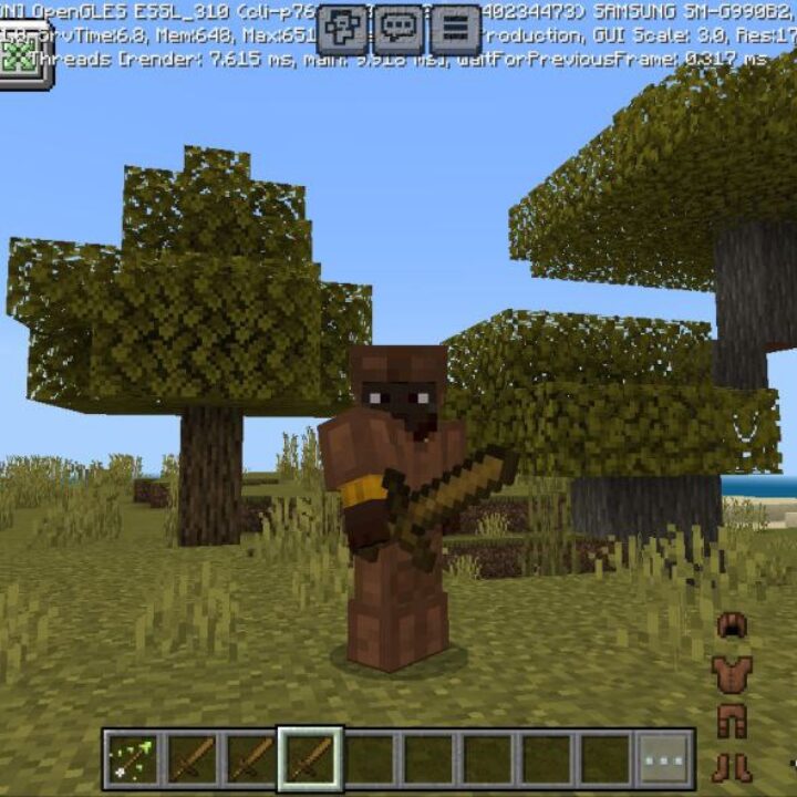 Dimz Inventory Texture Pack for Minecraft PE