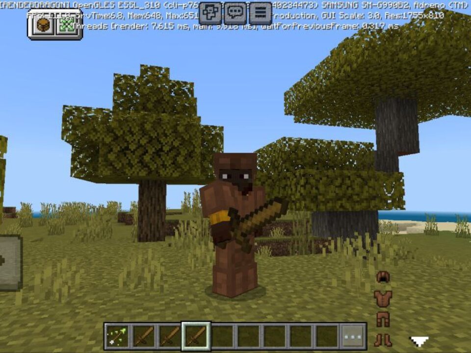 Dimz Inventory Texture Pack for Minecraft PE