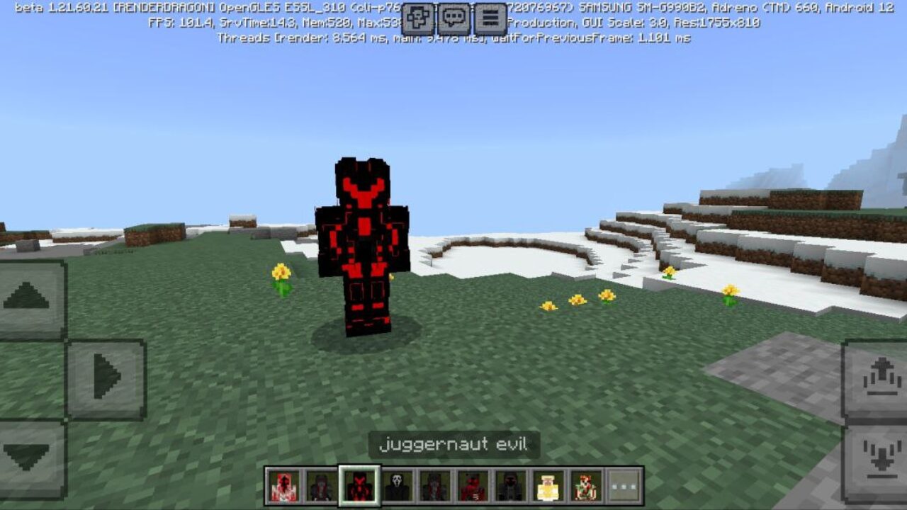 Evil from Creepypasta from the Fog Mod for Minecraft PE