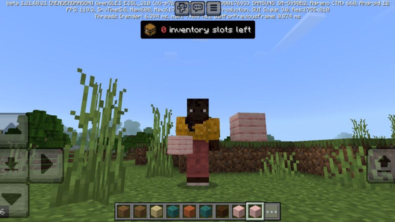 Full from Available Inventory Viewer Texture Pack for Minecraft PE