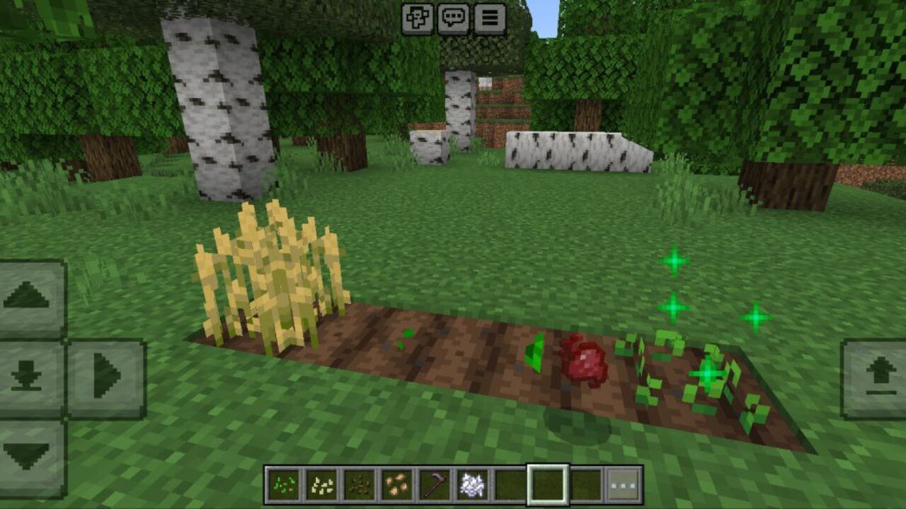 Functions from 1 Click Harvest Mod for Minecraft PE