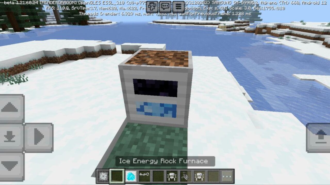 Furnace from Attack on Titan Mod for Minecraft PE