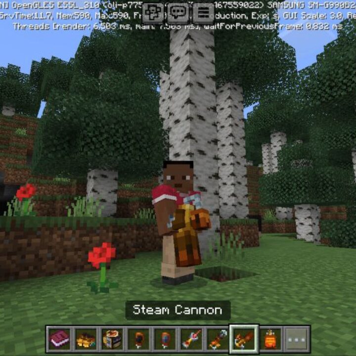 Gadgets Mod for Minecraft PE