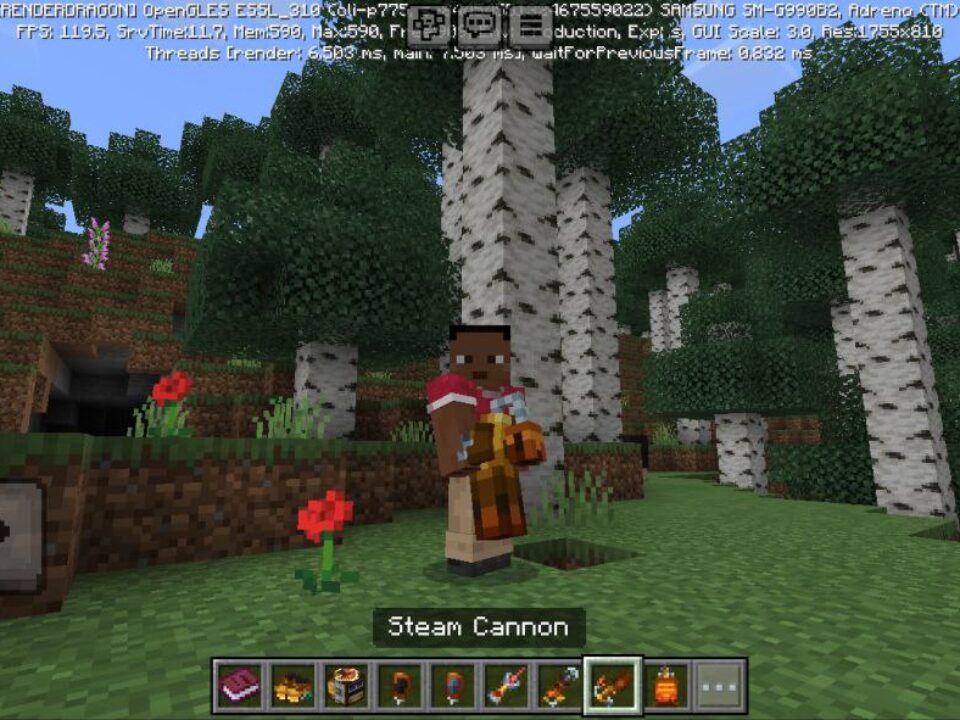 Gadgets Mod for Minecraft PE