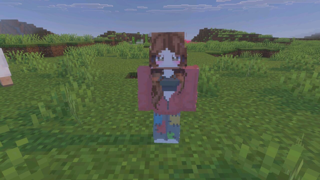 Girl from Family Mod for Minecraft Bedrock