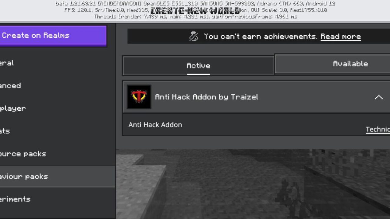 Install from Anti Hack Mod for Minecraft PE