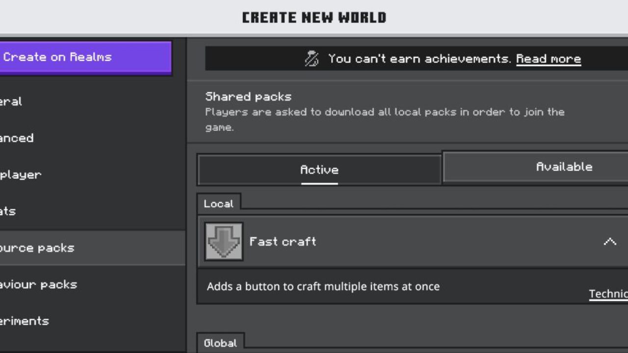 Install from Fast Craft Mod for Minecraft PE