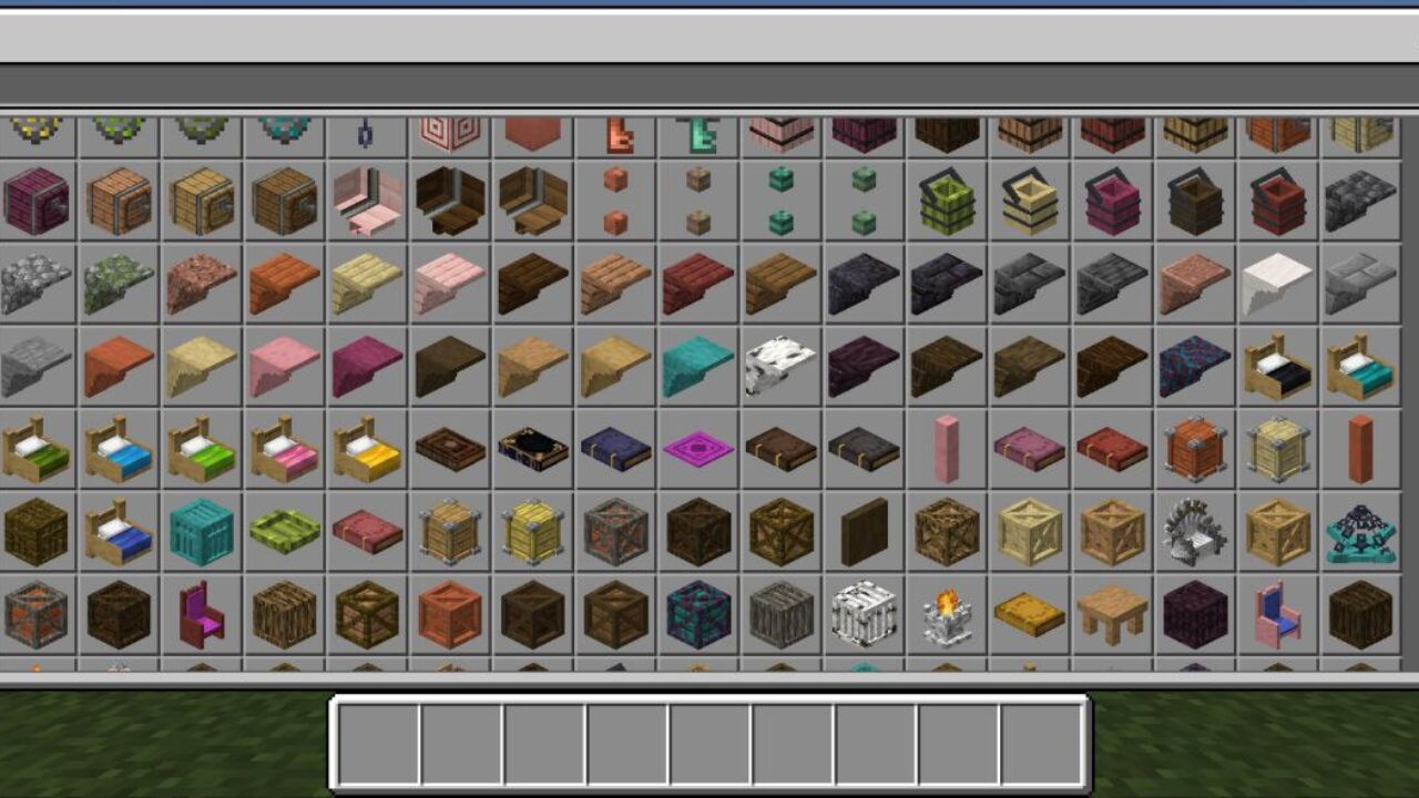 Inventory from Medieval Furniture Mod for Minecraft PE