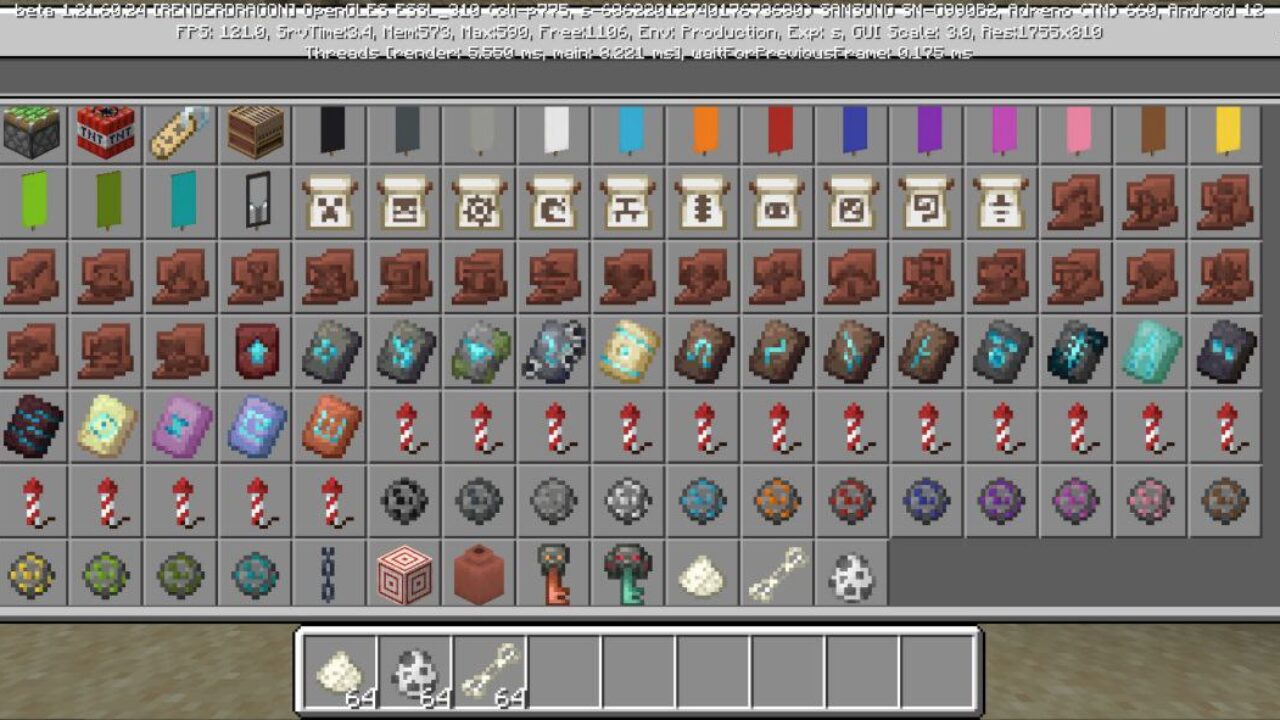 Items from Corpse Mod for Minecraft PE